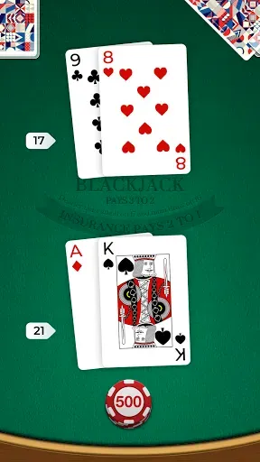 Скриншот 1 — Blackjack