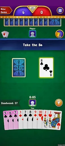 Скриншот 6 — Gin Rummy - Classic Card Game