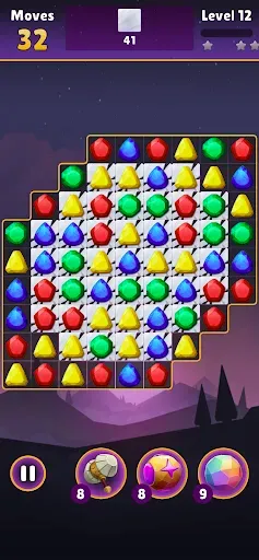 Скриншот 4 — Magic Match3 - Jewel Quest