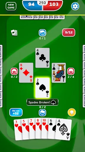 Скриншот 2 — Spades - Card Game
