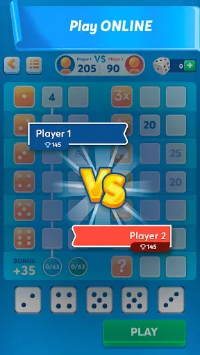 Скриншот 2 — Ятзи Дуэль – Игра в Кости