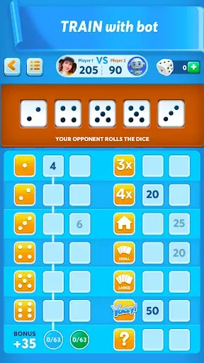 Скриншот 4 — Ятзи Дуэль – Игра в Кости