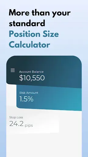 Скриншот 1 — STINU Position Size Calculator