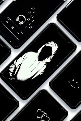Скриншот 2 — black wallpaper black pictures