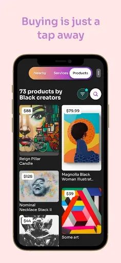 Скриншот 4 — Blapp - Black-owned businesses