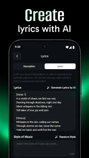 Скриншот 3 — AI Music & Song Generator