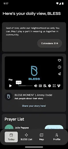 Скриншот 2 — BLESS App: Bless Your Neighbor
