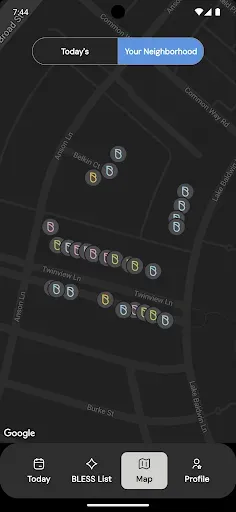 Скриншот 3 — BLESS App: Bless Your Neighbor