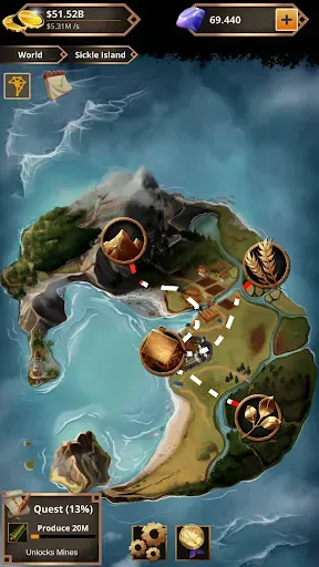 Скриншот 1 — Idle Medieval Merchant Tycoon