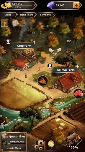 Скриншот 2 — Idle Medieval Merchant Tycoon