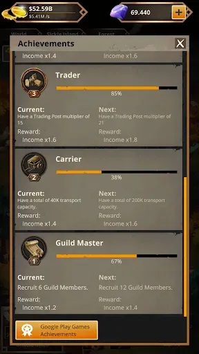 Скриншот 4 — Idle Medieval Merchant Tycoon