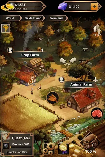 Скриншот 6 — Idle Medieval Merchant Tycoon