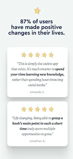 Скриншот 7 — Blinkist: Book Summaries Daily