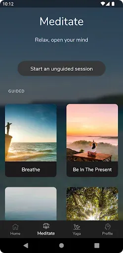Скриншот 2 — Bliss: Meditation & Wellness