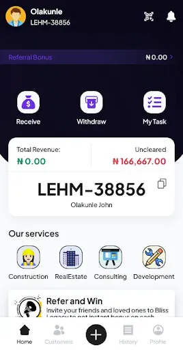 Скриншот 1 — Bliss Pay - Realtor