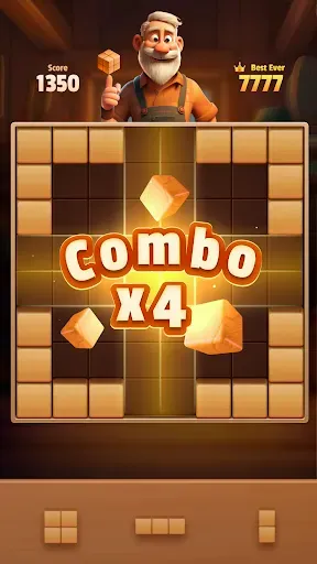 Скриншот 4 — Wood Block - Puzzle Games