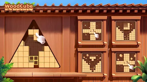Скриншот 1 — WoodCube: блок пазл · Wooden