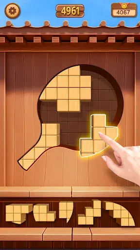 Скриншот 6 — WoodCube: блок пазл · Wooden