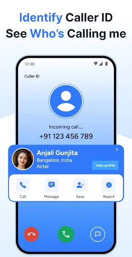 Скриншот 1 — Caller ID & Number Locator App