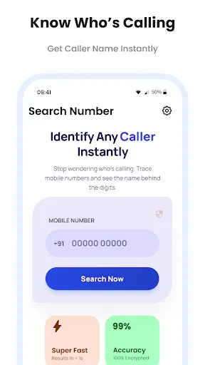 Скриншот 1 — Caller ID Name Location, Theme
