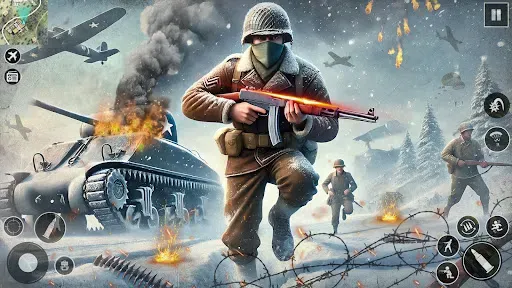 Скриншот 1 — World War 2 Sniper Hero Games