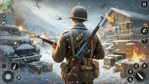 Скриншот 4 — World War 2 Sniper Hero Games