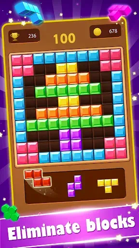 Скриншот 2 — Блок Пазл - Block Gems Puzzle