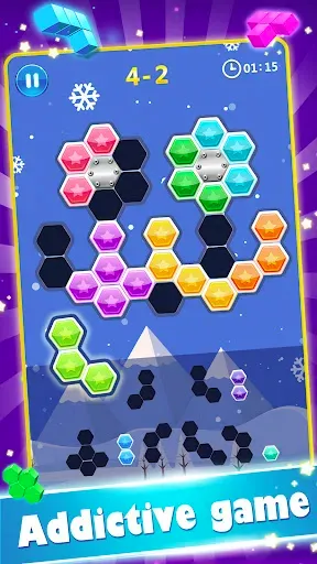 Скриншот 3 — Блок Пазл - Block Gems Puzzle