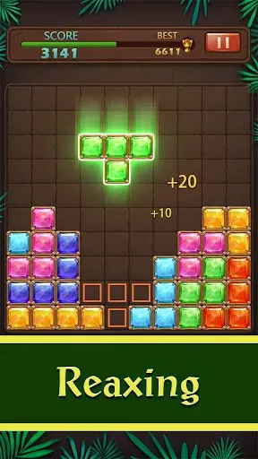 Скриншот 3 — Block Puzzle - Мир Драгоценнос