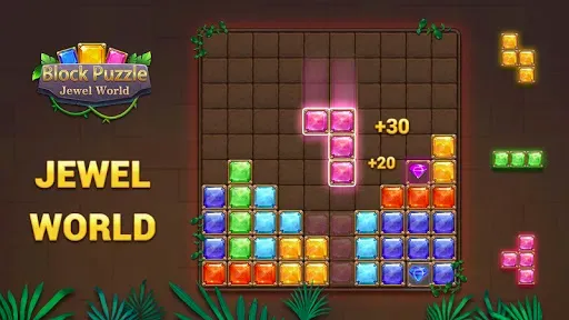 Скриншот 6 — Block Puzzle - Мир Драгоценнос