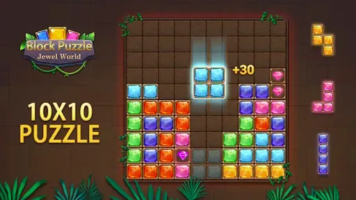 Скриншот 7 — Block Puzzle - Мир Драгоценнос