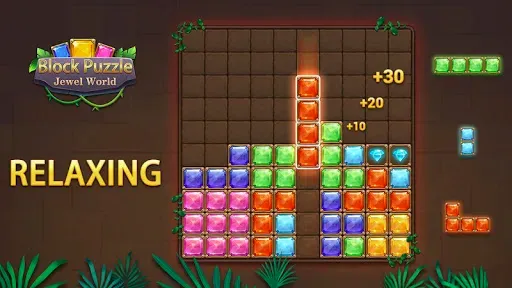 Скриншот 8 — Block Puzzle - Мир Драгоценнос