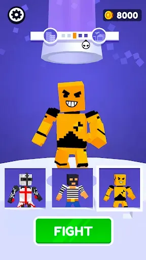 Скриншот 1 — Block Ragdoll Fight