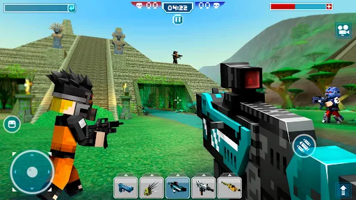 Скриншот 3 — Blocky Cars: танки онлайн пвп