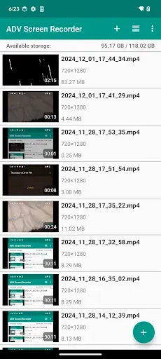 Скриншот 1 — ADV Screen Recorder