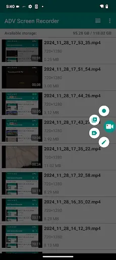 Скриншот 2 — ADV Screen Recorder