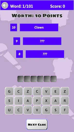 Скриншот 2 — Three Clues Game