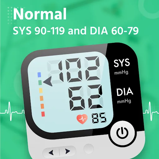 Скриншот 1 — Blood Pressure App: BP Monitor