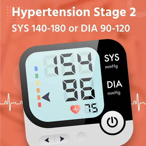 Скриншот 3 — Blood Pressure App: BP Monitor