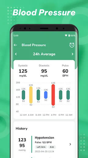 Скриншот 5 — Blood Pressure App: BP Monitor