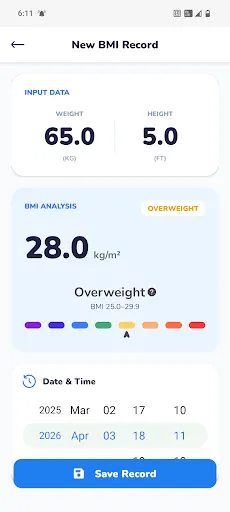 Скриншот 5 — Blood Sugar & BP Tracker
