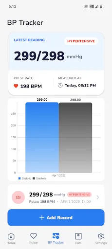 Скриншот 7 — Blood Sugar & BP Tracker