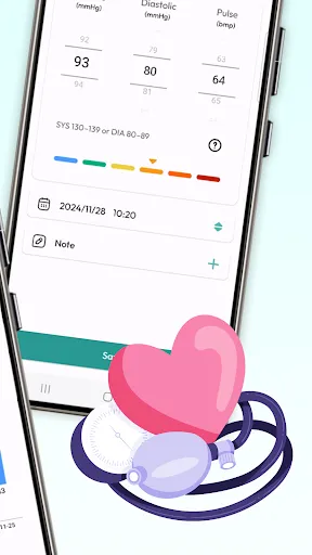 Скриншот 5 — Blood Pressure Log: BP Monitor
