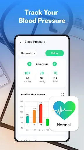 Скриншот 3 — Health Tracker: Blood Pressure
