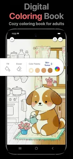 Скриншот 2 — Adult Coloring Book - Bloom