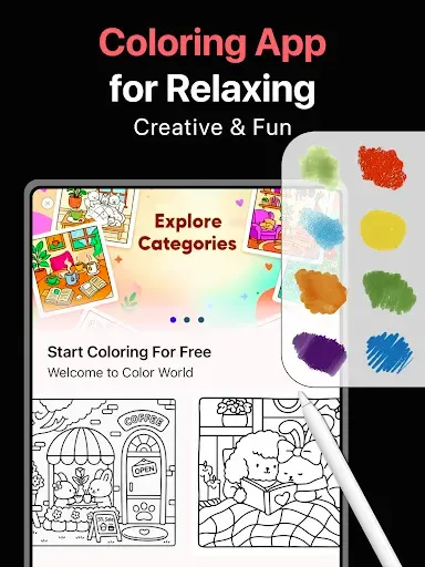 Скриншот 5 — Adult Coloring Book - Bloom