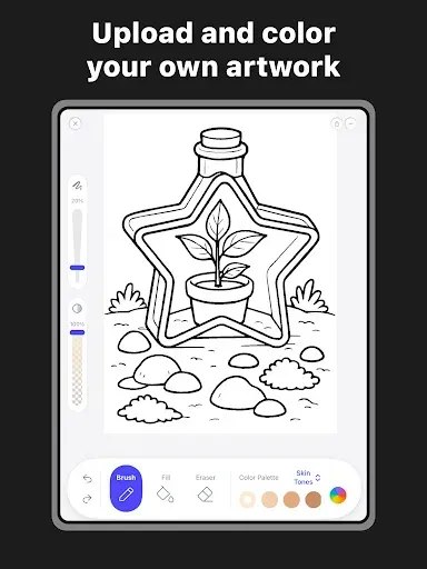 Скриншот 8 — Adult Coloring Book - Bloom