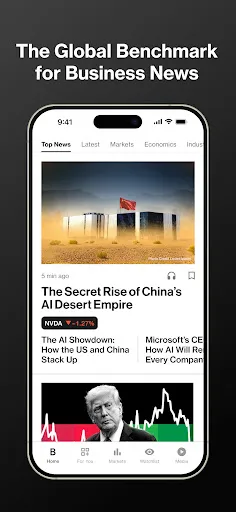 Скриншот 1 — Bloomberg: Finance Market News