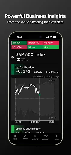 Скриншот 2 — Bloomberg: Finance Market News