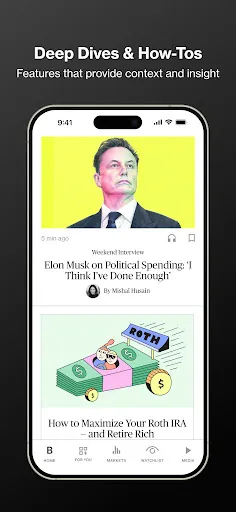 Скриншот 3 — Bloomberg: Finance Market News